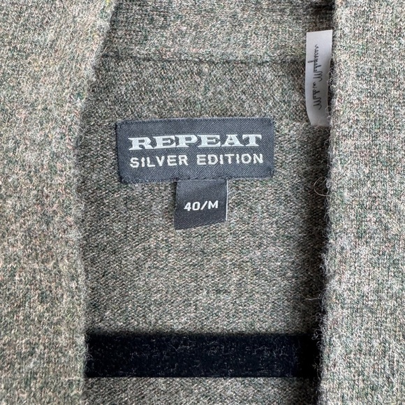 Repeat Silver Edition Mossy Green Sweater - Picture 2 of 3